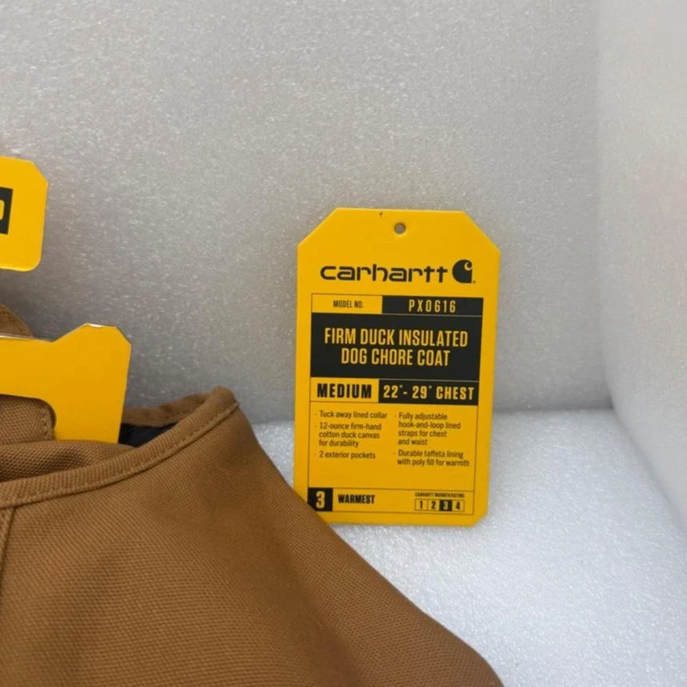 Carhartt NWT Firm Duck Insulated Dog Chore Coat Carhartt Brown | Size Medium